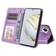 thumbnail image 4 of Funda tipo cartera FOXDOCK para Huawei Nova 10 SE , diseño girasol en relieve, cuero PU, cierre magnético, soporte y tarjetero, 4 of 5