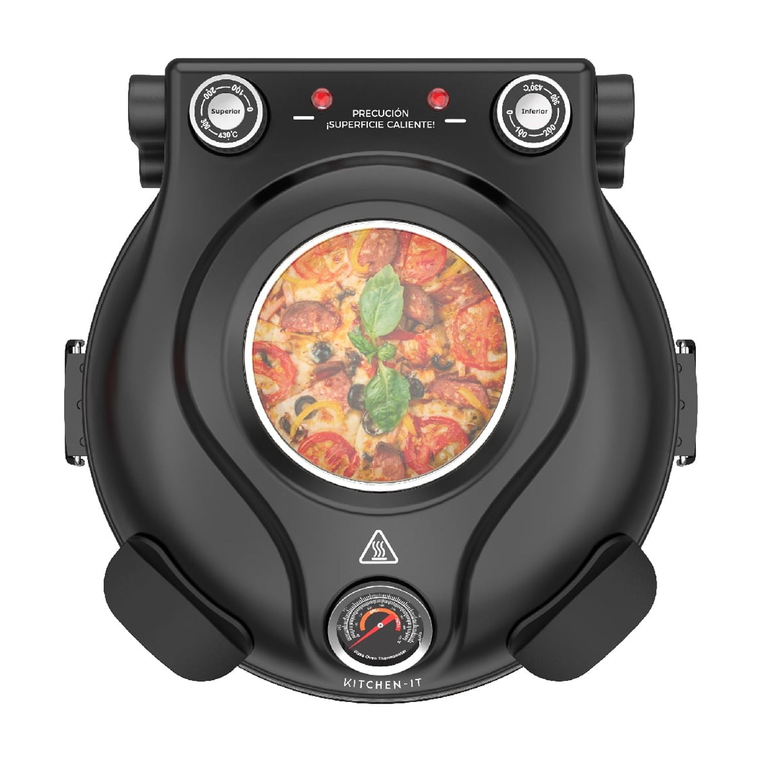 Kitchen-it - Horno De Pizza A La Piedra Black Edition 2.0