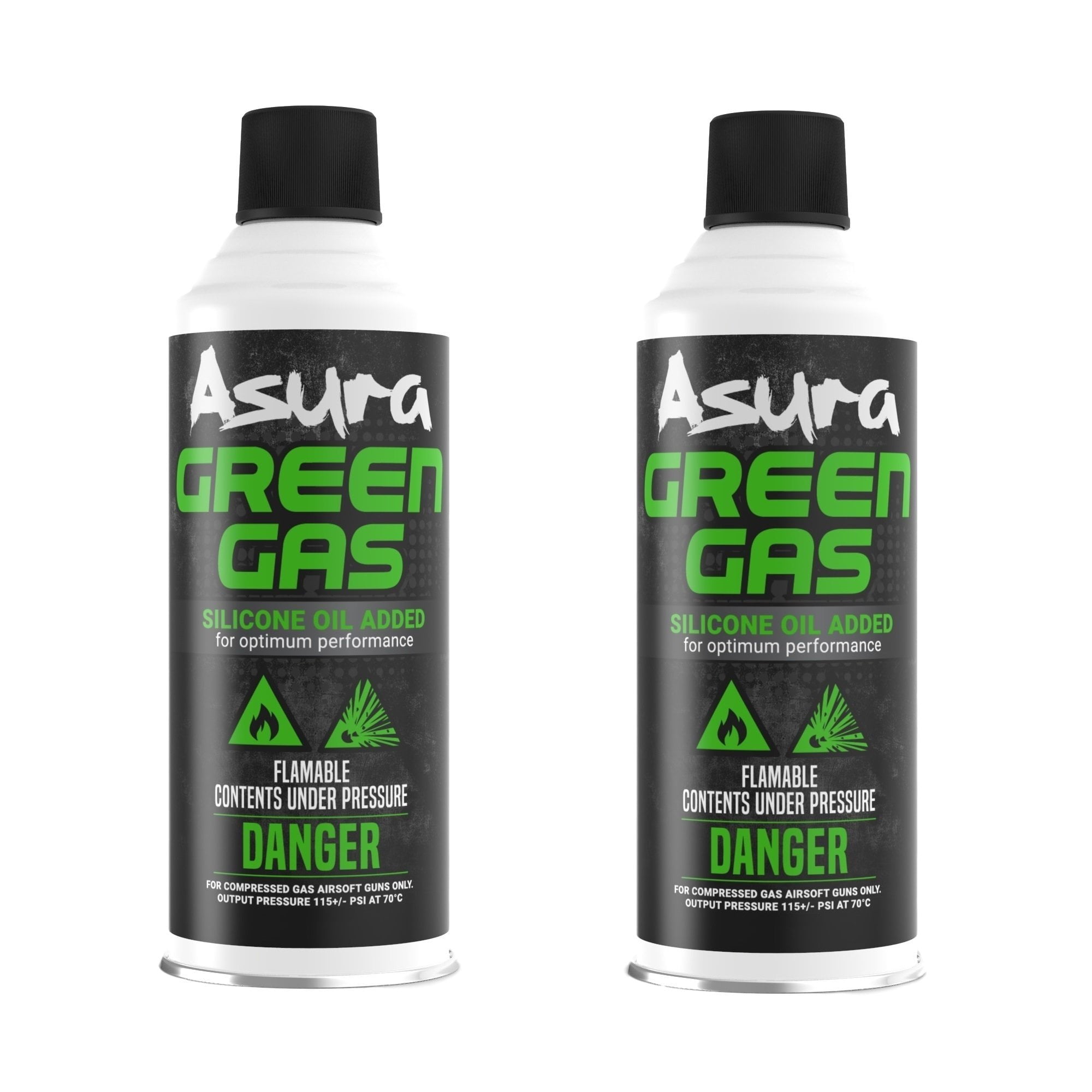 Green Gas Asura Power G-1000, Paquete De 2
