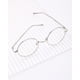 thumbnail image 5 of Anteojos Pro Acme Retro Redondos con Montura Metálica y Lentes Transparentes Plata, 5 of 5