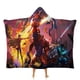 thumbnail image 1 of Grandes Héroes 6 Manta Capa con Capucha Anti-Bolitas, Manta de Lana Ártica Suave, Manta Portátil de Felpa Ligera y Lujosa, Poncho para Siesta en Casa y Oficina, 100*130cm, 1 of 6