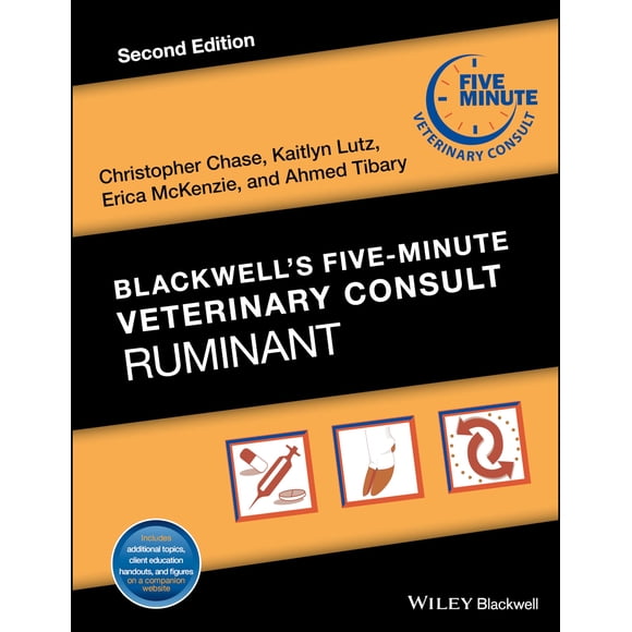 Libro Wiley Blackwell: Consulta Veterinaria de Cinco Minutos – Rumiantes