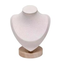 Magideal - Soporte De Exhibición Del Busto De La Joyería De La Cadena Del Para Las Demostraciones De La La Encimera , Beige A-Beige