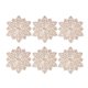 thumbnail image 4 of 6 Unids Mesa De Comedor Hueca Placemat Anti-Scalding For Wedding Halloween Dining Gold, 4 of 5