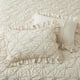 thumbnail image 4 of Juego de edredón BEDAZZLED, tamaño queen, beige, plisado, 3 piezas, 4 of 7