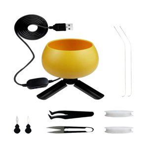 Magideal - Cuenta Eléctrica Ner, Herramienta De Fabricación De Joyas, Soporte De Alambre Para Abalorios, Cuenco Para Máquina Para Colgantes, , Diy