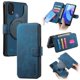 thumbnail image 1 of Funda Billetera Magnética para Motorola Moto E20/E30/E40 Soporte Tarjetas Desmontable Azul, 1 of 6