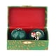 thumbnail image 5 of Bolas De Masaje De 2 Piezas Con Caja De Almacenamiento Bolas De Baoding Para Personas De Mediana Edad Gossip Green, 5 of 5