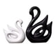 thumbnail image 1 of Parejas De Cisnes De Cerámica En Estatuas De Cisnes En Blanco Y Negro Para Decoración De Mesa De Centro, 1 of 5