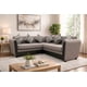 thumbnail image 1 of SECCIONAL ALEMANIA PU NEGRO TELA GRIS, 1 of 2