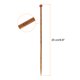 thumbnail image 2 of Uxcell 2Pcs Aguja de Tejer de Bambú de 5mm Recta de Punta Única 9.8 pulgadas de Largo, 2 of 6