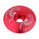 thumbnail image 3 of Aleación De Aluminio Bicicleta Threadless Stem Headset Top Cap Cover Red Scorpion, 3 of 5