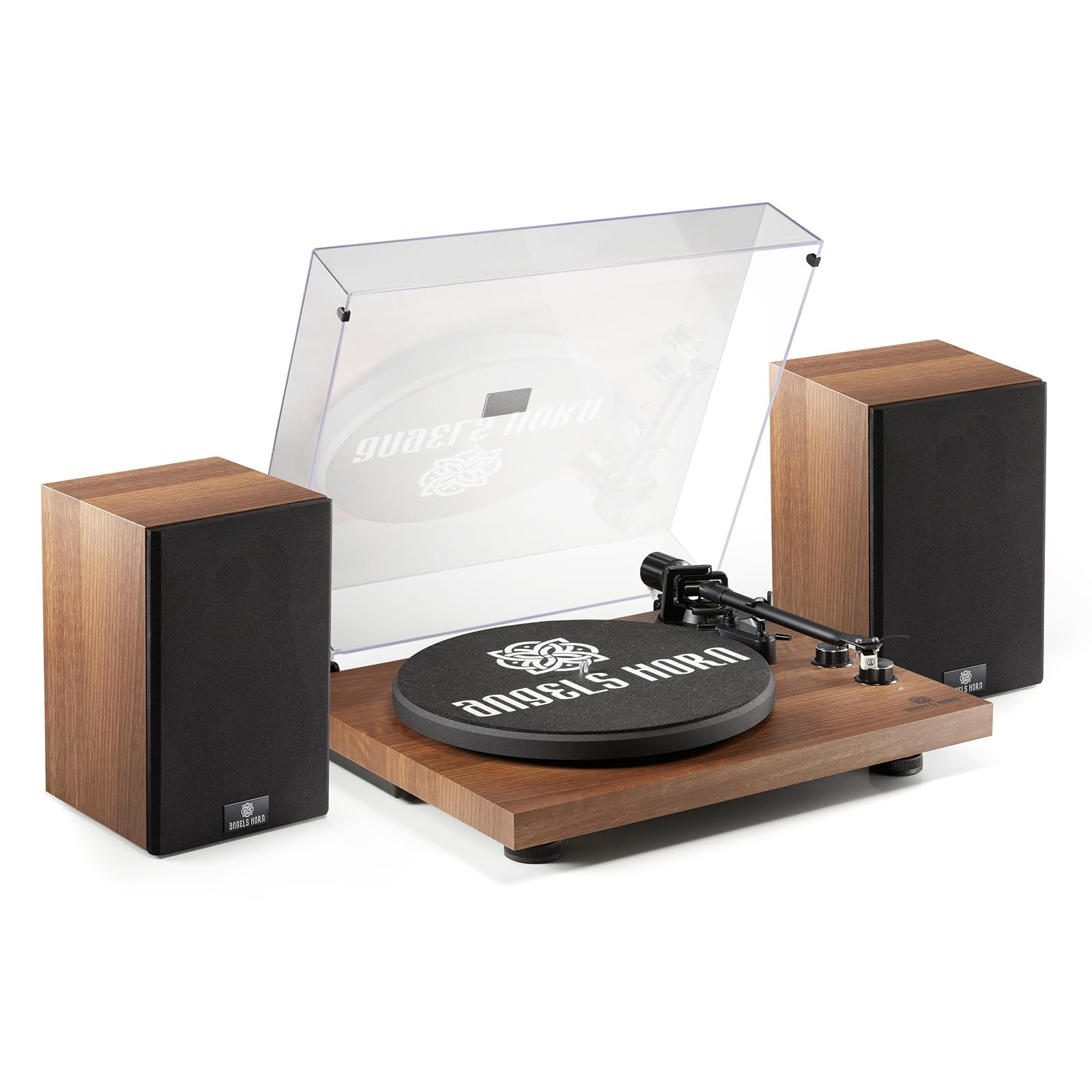 Reproductor De Discos De Vinilo Con Sistema Bluetooth Hi-fi Angels Horn