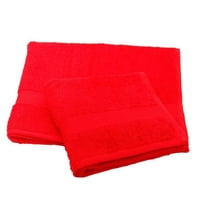 Masel - Set 2 Toallas Florentino Rojo-100% Algodon