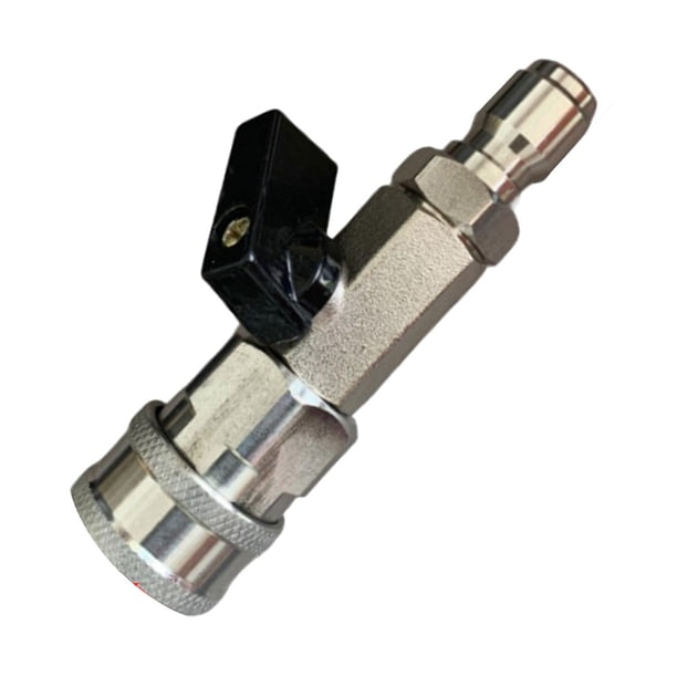 Juego de válvulas de bola para lavadora a presión, duradero, portátil, conector de conexión rápida fácil de usar, multifuncional para interruptor de m Estilo E