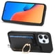 thumbnail image 4 of Funda Magnética Para Xiaomi Redmi 12 Con Billetera Y Anillo Protector Resistente Negro, 4 of 5
