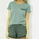 thumbnail image 1 of Pijama Mujer Verde Soft, 1 of 1
