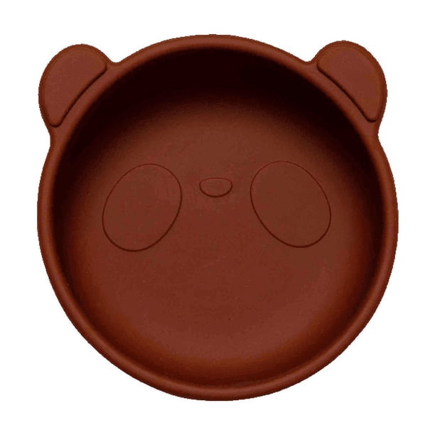 Children Silicone Bowl Panda Baby Feeding Dishes BPA Free