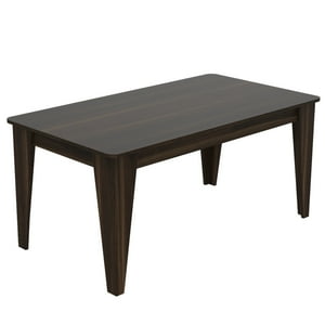 Fmfurniture - Mesa De Comedor 6 Puestos Fm-007U Café Oscuro