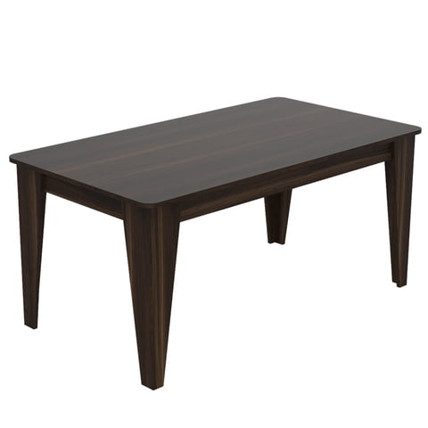 Fmfurniture - Mesa De Comedor 6 Puestos Fm-007U Café Oscuro