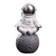 thumbnail image 3 of Resina Astronauta Astronauta Estatua Adorno Oficina En Casa Escritorio Figurita Decoraciones Plata 9,5x8x15,5 Cm, 3 of 5