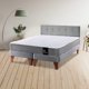 thumbnail image 2 of Cama Europea Zen Best Tela Velvet Gris 2 Plaza + Respaldo, 2 of 3