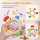 thumbnail image 4 of Anillos de dentición WALULAN Sensory Toys para bebés de 0 a 12 meses, 4 of 8