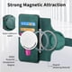thumbnail image 2 of Funda Billetera Magnética para Samsung Galaxy S23 Ultra Soporte Tarjetas Desmontable Verde, 2 of 6