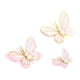 thumbnail image 2 of 3 Piezas De Adornos Para Tartas Con Forma De Mariposa, Para Bodas, Pequeños Cupcakes De Feliz Cumpleaños, Color Rosa, 2 of 2
