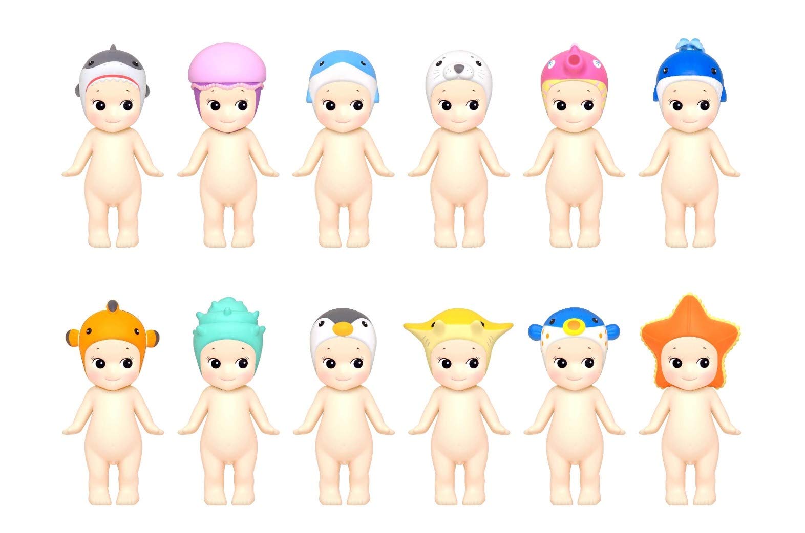 Figura Sonny Angel Marine Series, Juguete Aleatorio De 8 Cm