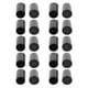 thumbnail image 3 of 10 pares de tapones para las puntas de los tacones altos, de poliuretano negro, para reparación de zapatos, diámetro interior de 11 mm, 3 of 11
