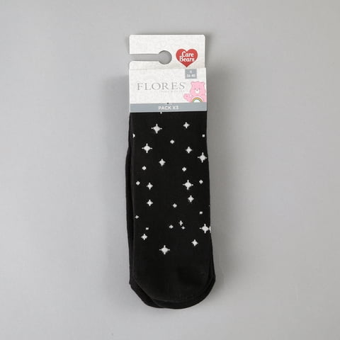 Calcetin 3X Pack Flores Mujer 33882-2