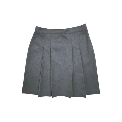 Genérico - Falda Escolar Gris Para Niñas