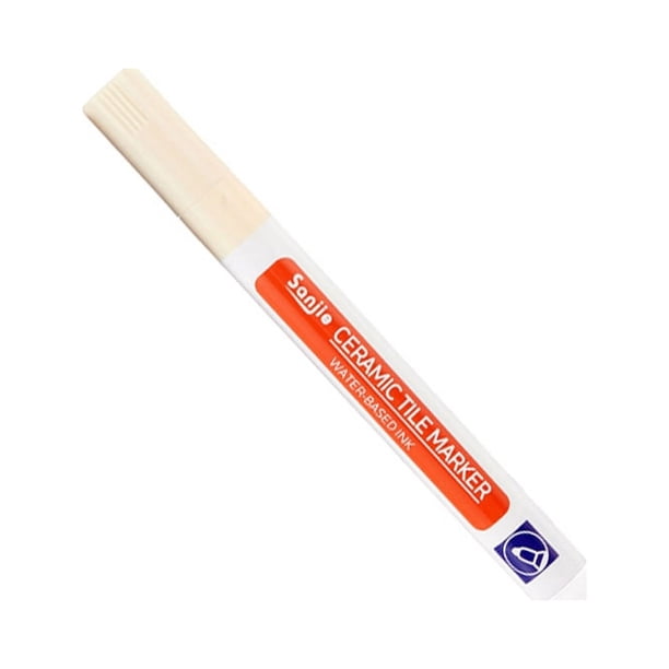 Revamp Your Bathroom with our Waterproof White Tile Marker Grout Pen - Perfect for Seam Repair and Decontamination - 1pc