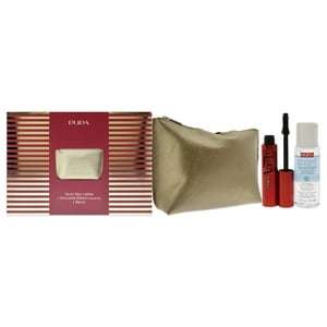 Pupa Milano - ¡Vamp! Juego De Desmaquillantes De Dos Fases Y Pestañas Sexy De Para Mujer - ¡Vamp! Pestañas Sexy - Negro Sexy, Desmaquillante De Dos Fases, Bolsa De Belleza
