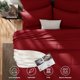 thumbnail image 2 of Juego de cama CozyLux Queen rojo oscuro de 7 piezas para todas las estaciones, 2 of 8