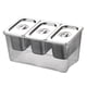thumbnail image 2 of Carrito Para Condimentos Refrigerados, Compartimentos Extraíbles Para Bares, Tiendas De Té Con Leche, 3 Compartimentos, 2 of 5