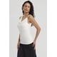 thumbnail image 4 of Polera Mujer Drapeado Aplicación Crudo, 4 of 7