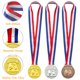 thumbnail image 5 of Medallas de Cornhole Donrime 6,5 cm Oro, Plata y Bronce, 5 of 7