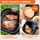 thumbnail image 5 of Forros de papel desechables Air Fryer, 125 piezas, 8 pulgadas, redondos, 5 of 7