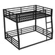 thumbnail image 3 of Metal Full XL over Queen Bunk Bed for Teens and Adults,Space-Saving/Noise Reduced/No Box Spring Needed,Black, 3 of 3