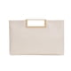 thumbnail image 1 of Bolso De Mano Fashion De Piel Sintética Para Mujer Color Crema, 1 of 3
