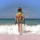 thumbnail image 2 of Manny Manitas Toalla de playa de secado rápido con diseño temático, regalo para mujeres y niñas, ideal para cumpleaños, fans, amantes de la música, uso en la playa o al aire libre, 78 × 160 cm, 2 of 6