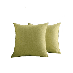 Genérico - Pack De 6 Fundas De Cojín Con Diseños Y Colores 43X43 Cm Lino Verde