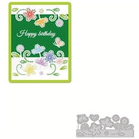 Flores Mcpoox Troqueladas Para Álbumes De Recortes Con Plantillas