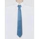 thumbnail image 2 of Corbata Formal de Rayas Estrechas de Color Sólido para Hombre INSPIRE CHIC, Traje de Graduación, Azul Acero, 2 of 5