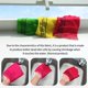 thumbnail image 5 of Guantes Exfoliantes FOUBA 12 uds (Verde, Rojo, Amarillo), 5 of 8