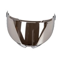 Magideal - Visera De Lente Para Casco De Motocicleta Lente De Protección Contra El Viento De Motocicleta Piezas De Repuesto De Alto Rendimiento Protector De Vise Plata