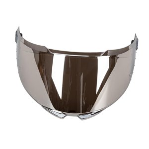 Magideal - Visera De Lente Para Casco De Motocicleta Lente De Protección Contra El Viento De Motocicleta Piezas De Repuesto De Alto Rendimiento Protector De Vise Plata