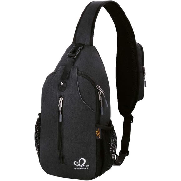 Mochila Sling WATERFLY 18x9x38 cm Resistente al Agua